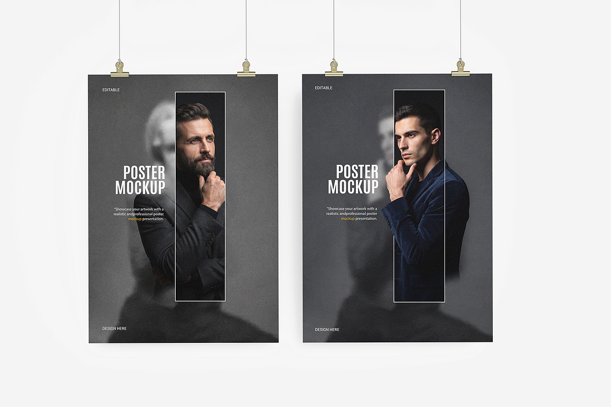 Poster Mockup Bundle, an Advertising Mockup by graphypix (Photo 11 of 12)