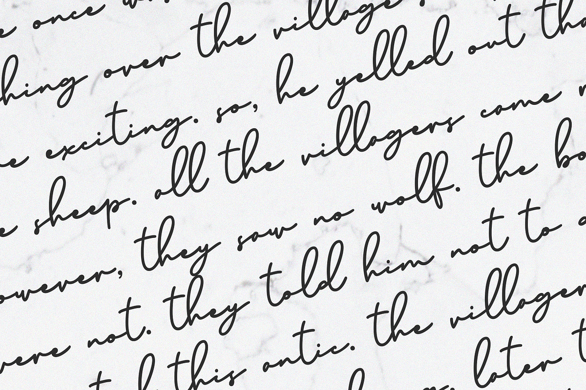 Brinley - Modern Handwritten Font, a Script Font by Flawless And Co (Photo 7 of 10)