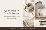 Neutral Candle Scene Backgrounds, a Background Photo by Galgali Design Studio (Thumbnail 1 of 7)