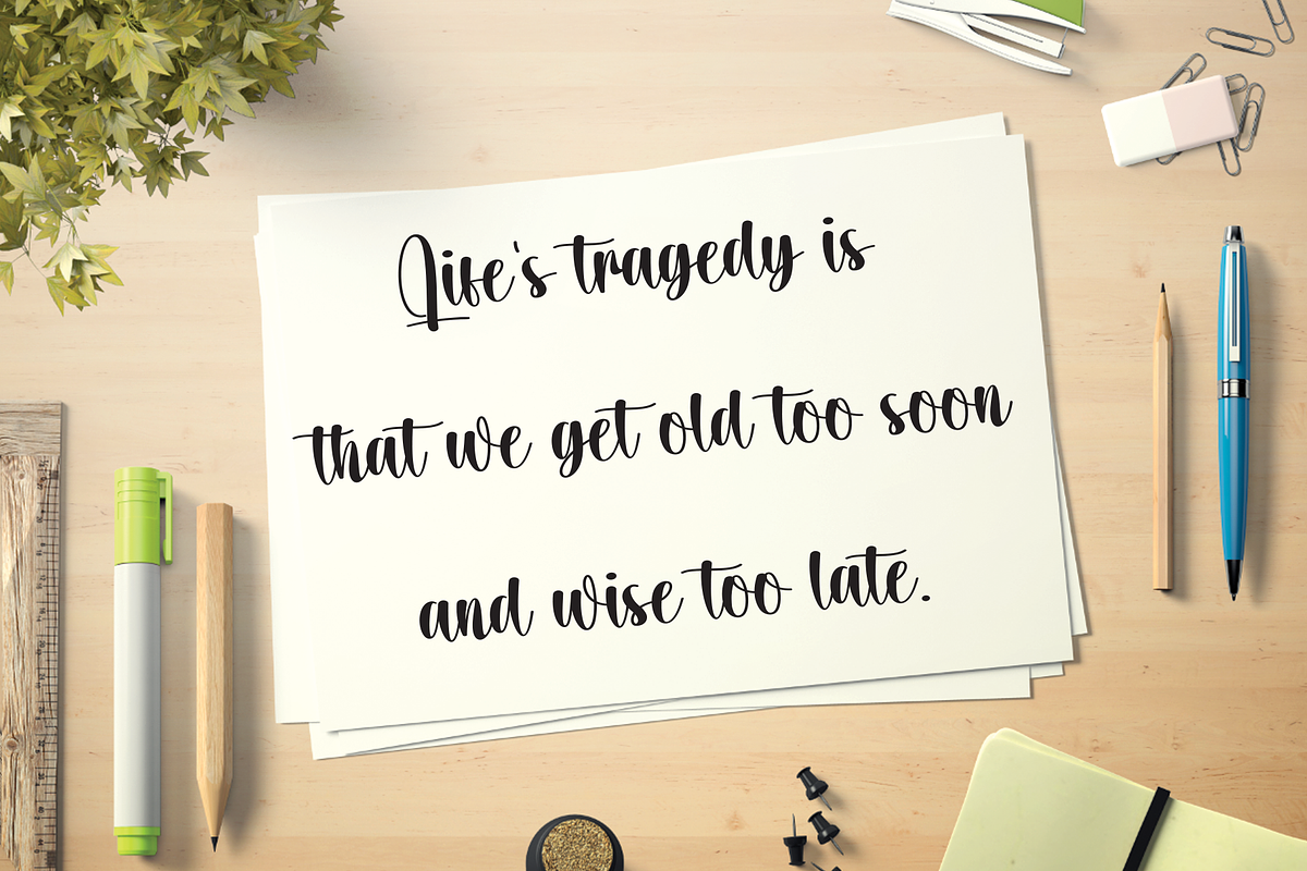 Homestay Monday | Script Font, a Handwritten Font by Scratchones (Photo 4 of 8)