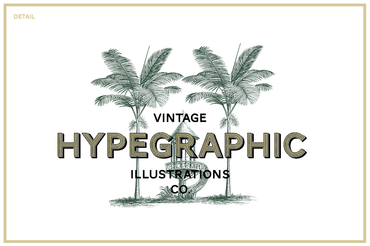 Landscape Vintage Illustrations, an Education Illustration by hypegraphic (Photo 5 of 5)