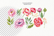 Watercolor Flowers Bundle, an Illustration by OllyKo Art (Thumbnail 8 of 15)