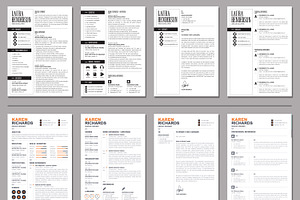 CLEAN RESUME BUNDLE - 30 TEMPLATES