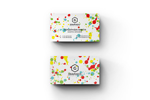 Splatters Art Business Card - 36