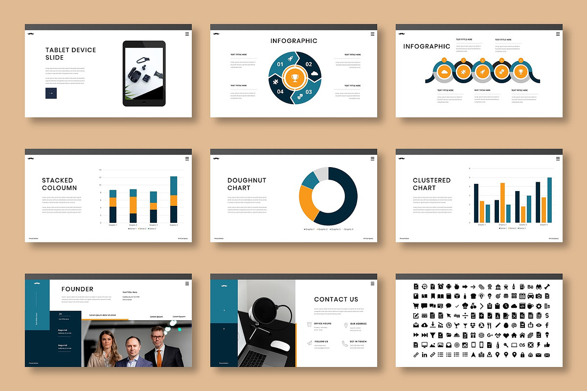 Tinder - Business Google Slide Templ, a Presentation Template by Dens Creative Studio (Photo 5 of 6)