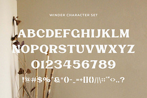 Winder - Classic Display Serif