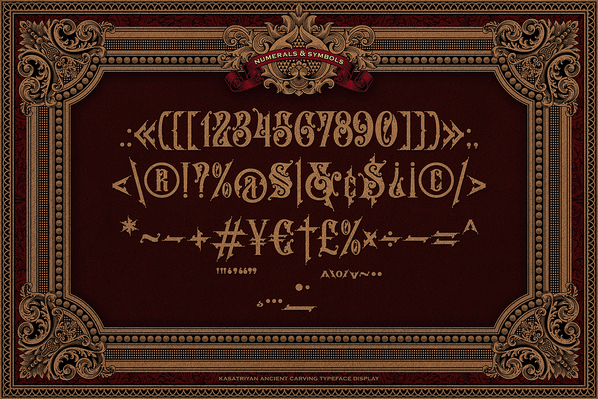 Kasatriyan Ancient Typeface, a Serif Font by Sitintahitam (Photo 11 of 24)