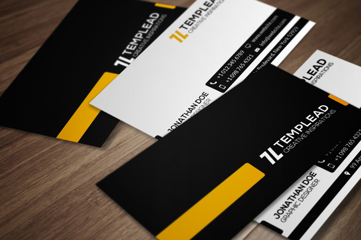 Corporate Business Card CM085, a Business Card Template by annozio (Photo 1 of 4)