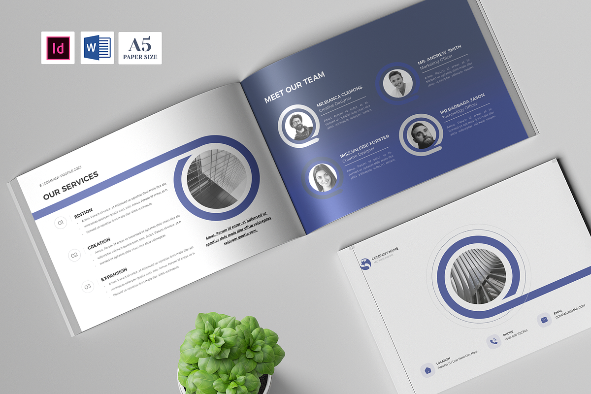 A5 Brochure, Canva | PPT | Docx | Ai, a Brochure Template by Template Zone (Photo 6 of 12)