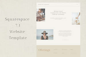 Squarespace Website Template: Mae