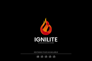 Gradient Modern Ignilite Logo Design, a Branding & Logo Template by Artnivora.Std