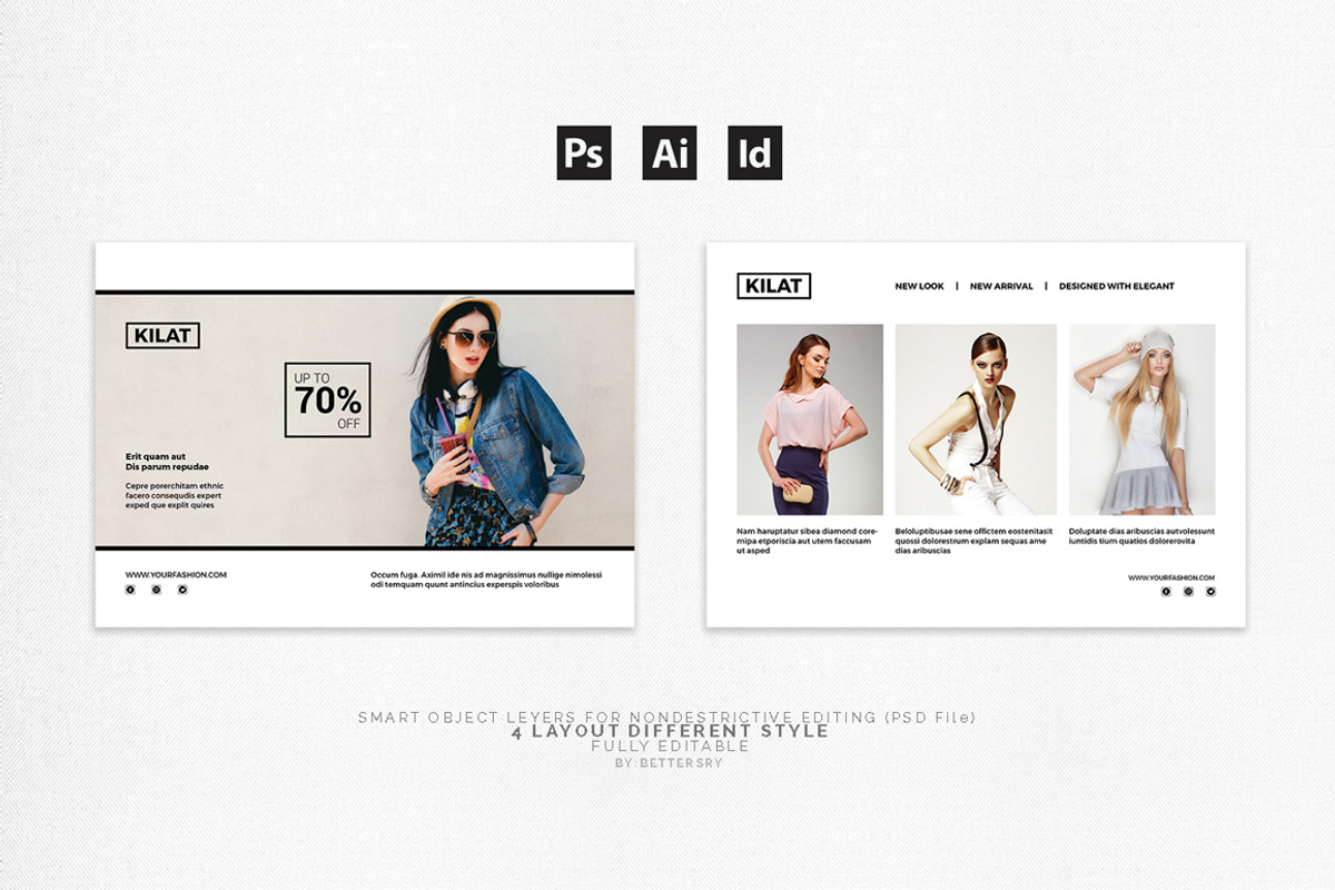 Fashion Postcard Flyer, a Card Template by BetterSry (Photo 7 of 7)