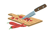 Cutting and grating vegetables set, a Food Illustration by Good Studio (Thumbnail 2 of 10)