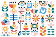Ethnic Floral & Geometric Ornaments, a Decorative Illustration by Anna Studio (Thumbnail 3 of 12)
