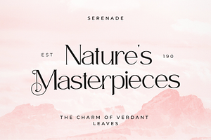 Timeless Serif Typeface Font