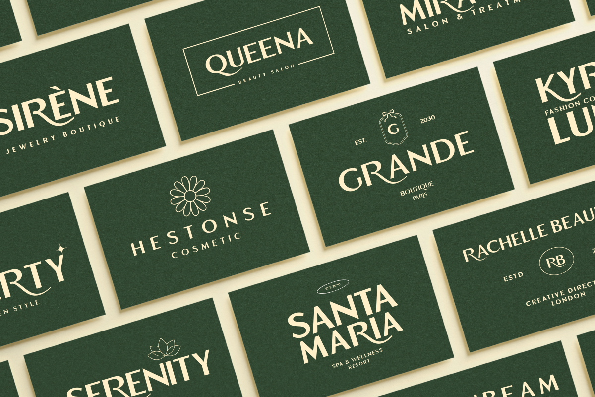 Emerald Crown - Stylish Sans, a Sans Serif Font by Fikryal Studio (Photo 2 of 12)