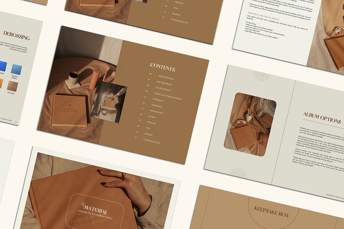 Wanderlust | Album Guide PDF, a Templates & Theme by Studio Leelou (Photo 8 of 10)