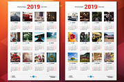 Calendar Poster 2019, a Stationery Template by AntartStock (Thumbnail 3 of 4)