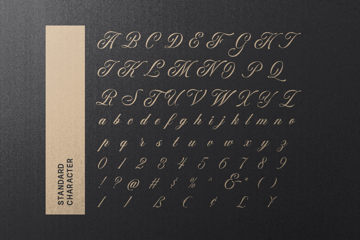 Regality - Luxury Romance Script, a Script Font by Bale Type (Photo 9 of 10)