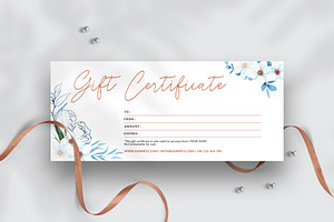 Gift Certificate, a Card Template by Amit Debnath