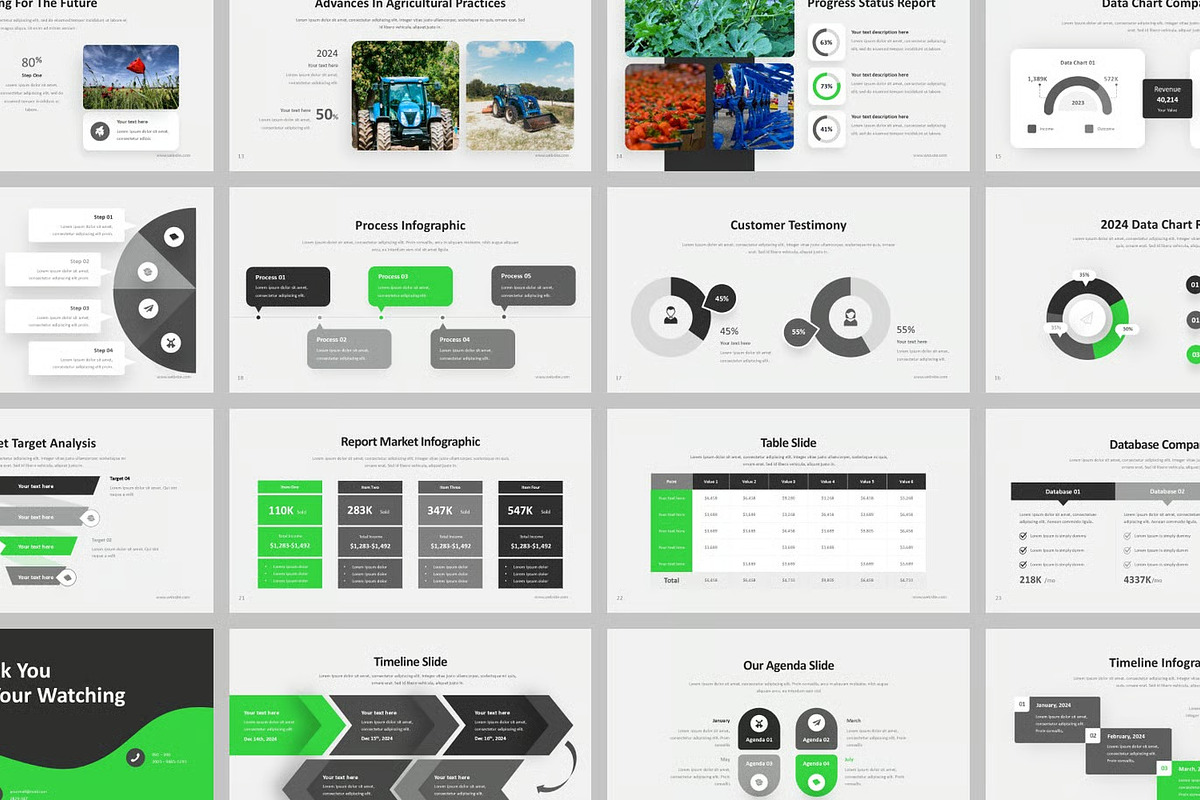 Agricultural Google Slides, PPoint, a Presentation Template by Fit-tee (Photo 2 of 2)