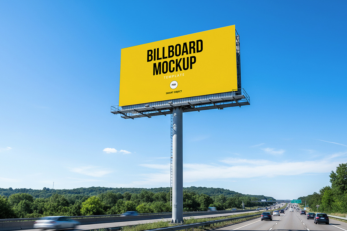 Billboard Mockup Template, an Advertising Mockup by Giant Design (Photo 1 of 2)