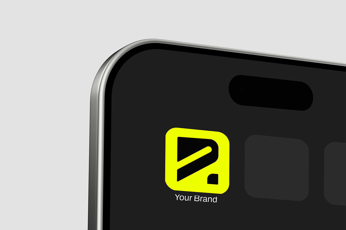 Square & Rounded App Icon Mockup PSD