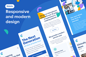 Clinically - Clinic Website UI Kit