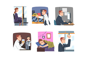 Man and Woman Office Employee Day, a Person Illustration by TopVectors