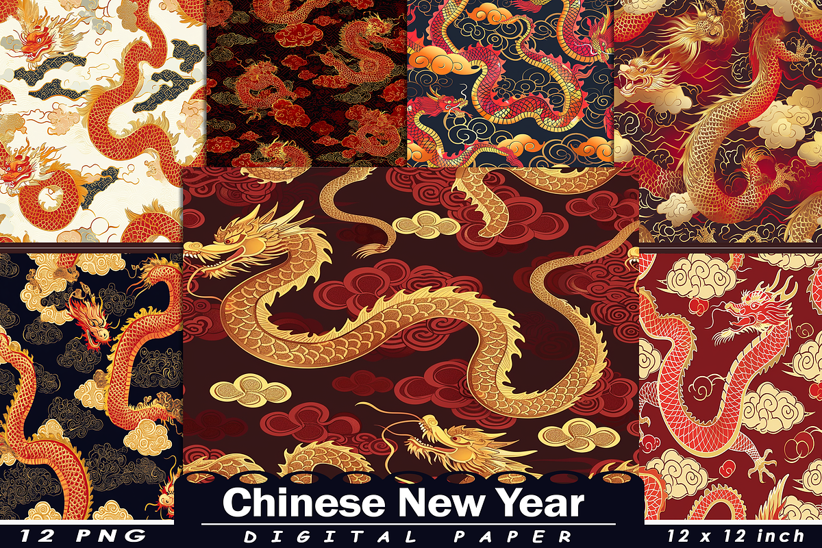 Chinese New Year, a Background Graphic by Printable Treasure (Photo 1 of 3)