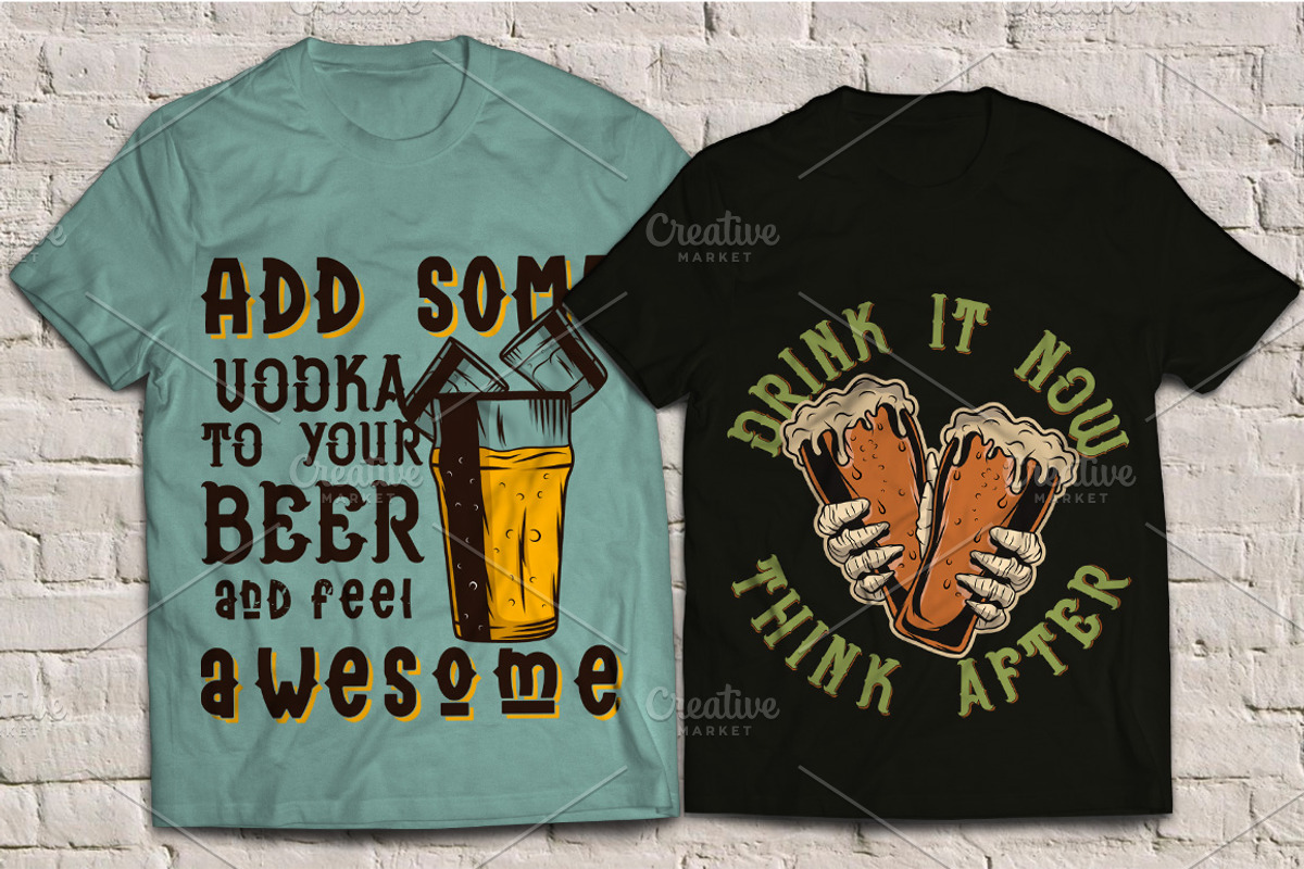 Double stout + 5 t-shirt designs, a Symbol Font by Heather_insane (Photo 4 of 6)