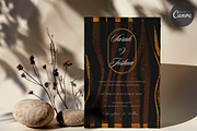 Tiger Stripe Wedding Invitation, an Invitation Template by InvitingStorys (Thumbnail 2 of 11)