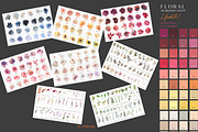 Watercolor Floral Bouquet Creator, a Decorative Illustration by whiteheartdesign (Thumbnail 3 of 11)