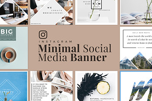 Minimal Social Media Banner