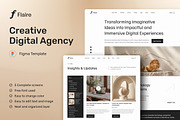 Creative Digital Agency Website, an UI Kit Template by peterdraw (Thumbnail 1 of 7)