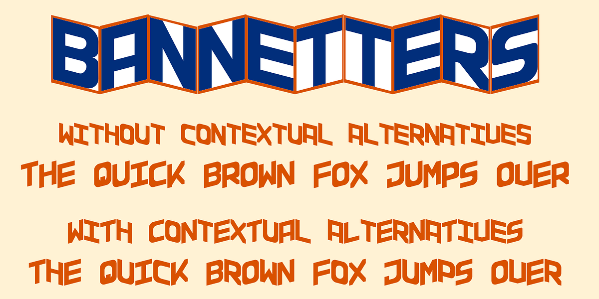 Bannetters, a Sans Serif Font by Ingrimayne Type (Photo 4 of 5)