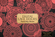 Coral Doily Clipart & Vectors, an Illustration by Amanda Ilkov (Thumbnail 2 of 4)
