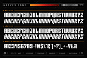 Grozex - Aggressive Racing Font, a Serif Font by figuree studio (Thumbnail 5 of 10)