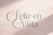 Feliz en Vista - Display Font, a Serif Font by Harmonais Visual (Thumbnail 1 of 15)