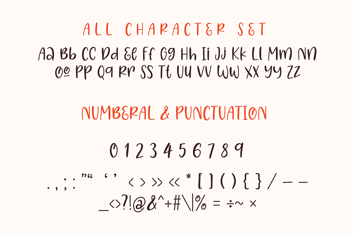 Merry And Bright is handwritten font, a Handwritten Font by Brown Cupple (Photo 7 of 8)
