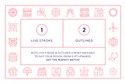 Mega Bundle Vol 1 Line Icons, an Outline Icon by Made by Made (Thumbnail 3 of 10)