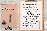 Lucky Dream Stylish Font, a Script Font by Putra Khan (Thumbnail 2 of 11)