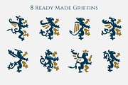 Heraldry Griffin Logo Collection, a Branding & Logo Template by Metrolinevision (Thumbnail 2 of 7)