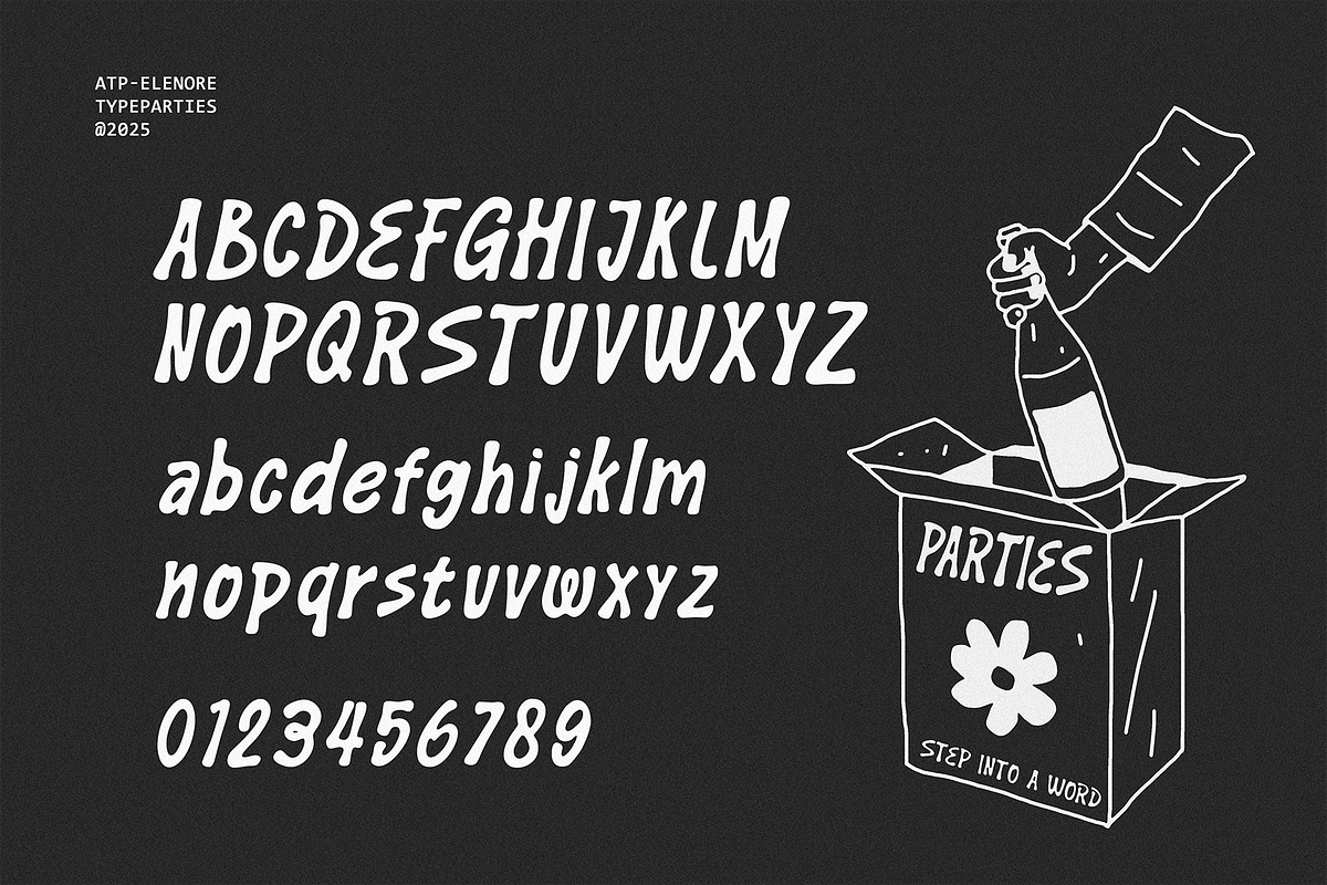 Elenore - Groovy Western Font, a Handwritten Font by Typeparties (Photo 8 of 10)
