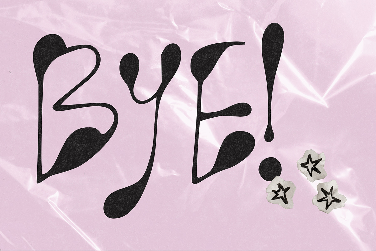 Ophelia Overslept Groovy Display, a Handwritten Font by The October Creative (Photo 8 of 8)
