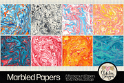 Marbled Background Textures, a Texture Graphic by Clikchic Designs (Thumbnail 2 of 5)