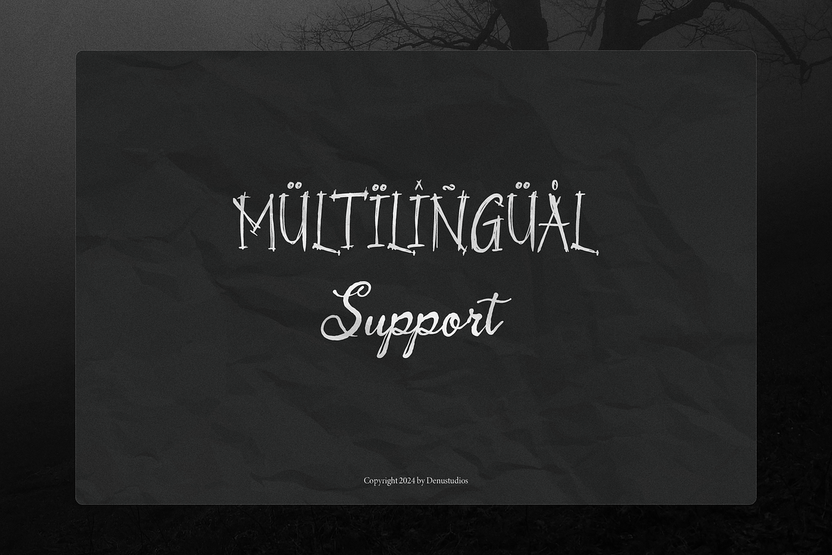 Howdy Sacramen | Horror Handwritten, a Font by Denustudios (Photo 15 of 15)