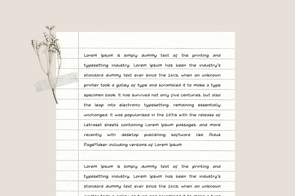 Oh, My Notes - Handwritten Note Font, a Script Font by MOCOSANS (Photo 4 of 5)