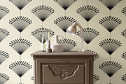 Decorative Geometric Fans, a Wallpaper Graphic by MalyskaStudio (Thumbnail 5 of 7)