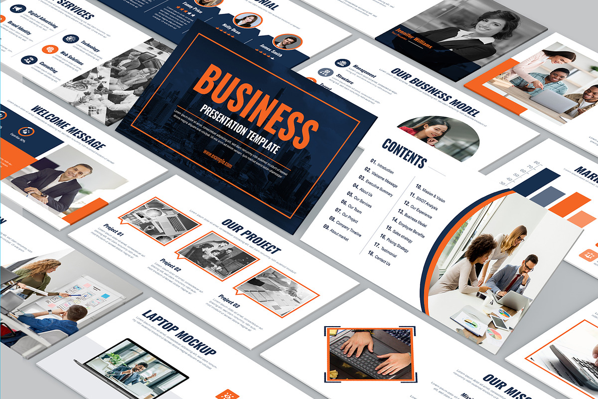 Professional Business Presentation, a Presentation Template by Mighty-Slide (Photo 1 of 5)